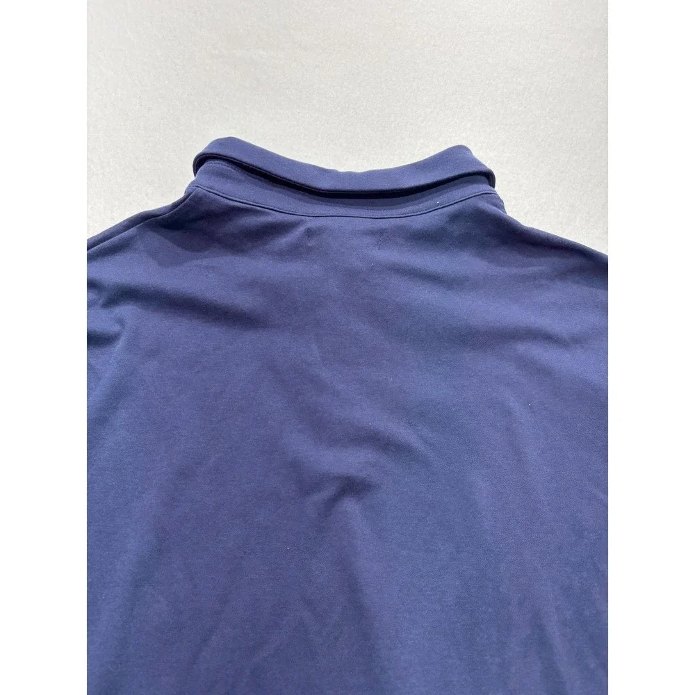 Banana Republic Polo Shirt Mens Large Blue Short Sleeve Jersey Regular Fit